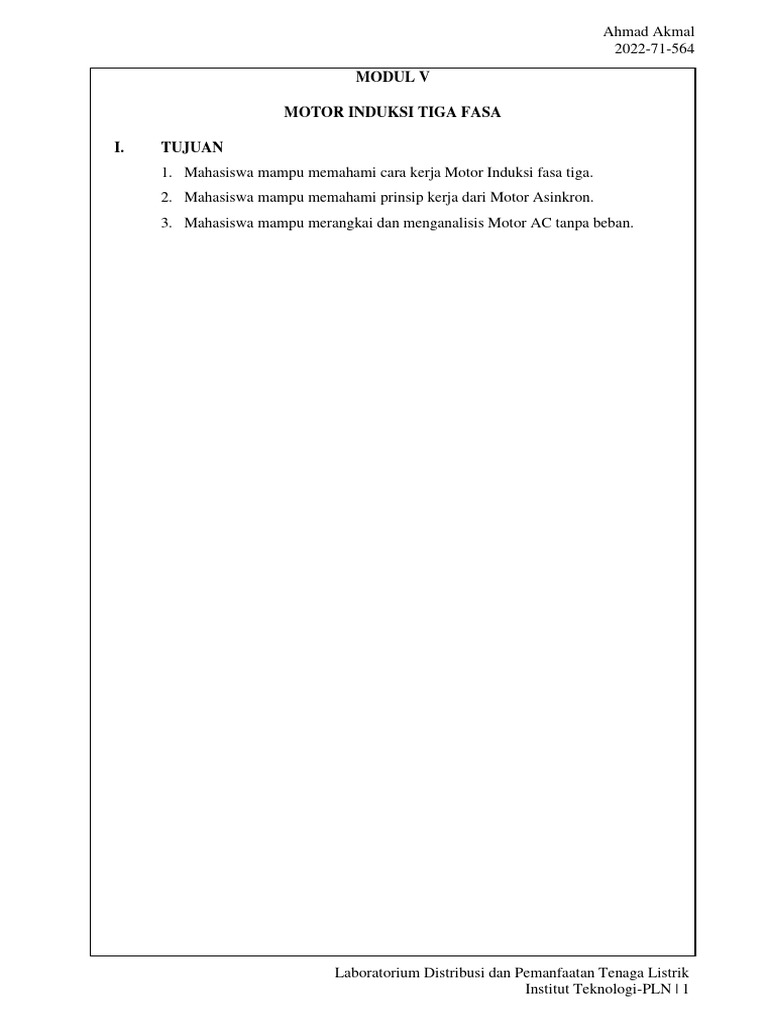 Ahmad Akmal - Modul 5 - Mabb | PDF