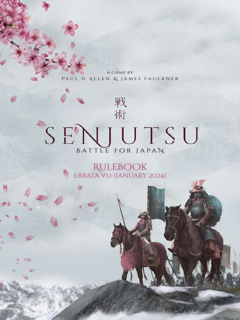 Senjutsu Rule Book - Errata - v3 - Compressed | PDF | Samurai