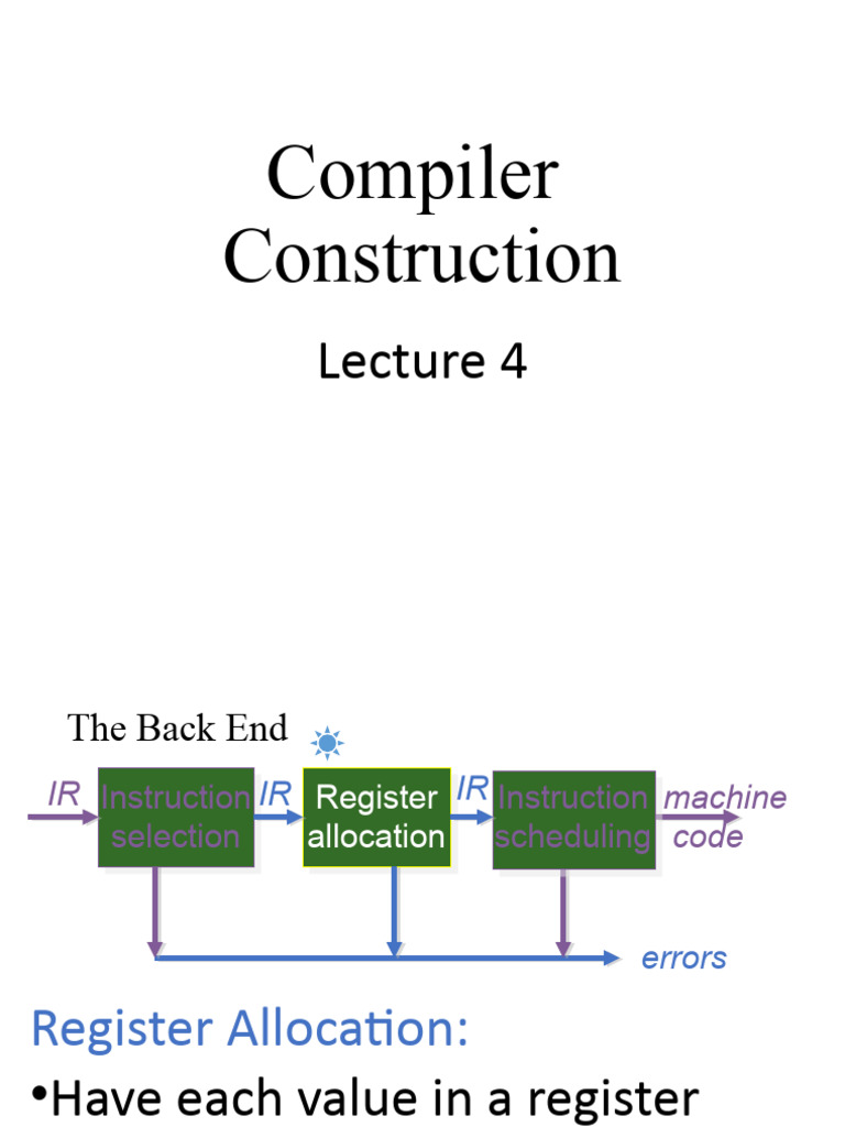Lecture 04 | PDF | Compiler | Computer Engineering