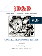 ODnD - Collected House Rules