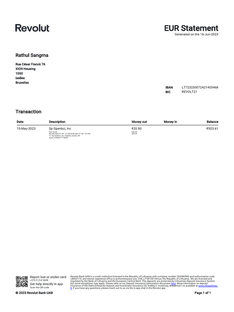 Transaction-Statement En-In A8d71c | PDF | Banks | Money