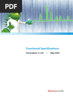 Functional Specifications - Chromeleon 7.2.10