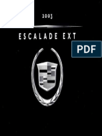 Cadillac 2003 ESCALADE EXT Owners Manual