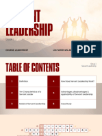 LEADERSHIP Group1 Servant Leadership