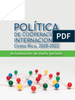 Politica Nacional de Cooperacion 2019-2022 Actualización