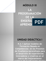 Módulo Iiila Programación de La Enseñanza-Aprendizaje