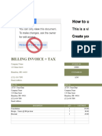 IC Google Billing Invoice Template