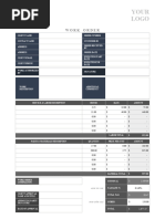 Production Form Template for Projects | PDF
