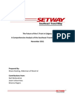 SETWAY - A Comprehensive Analysis of The Southeast Transit Way