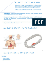 Nasogastric Intubation Bladder Catheterization