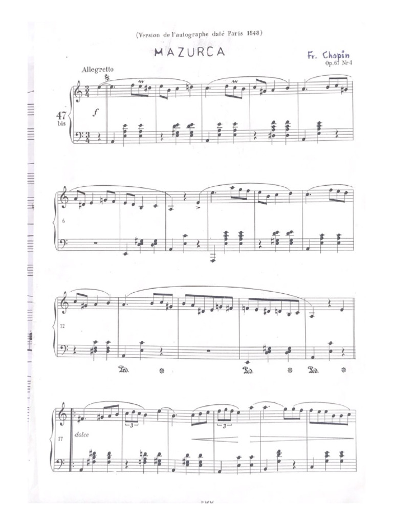 Mazurka | PDF