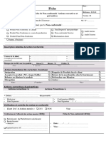 F-05-01 Fiche de Non Conformité Actions Préventives Et Correctives