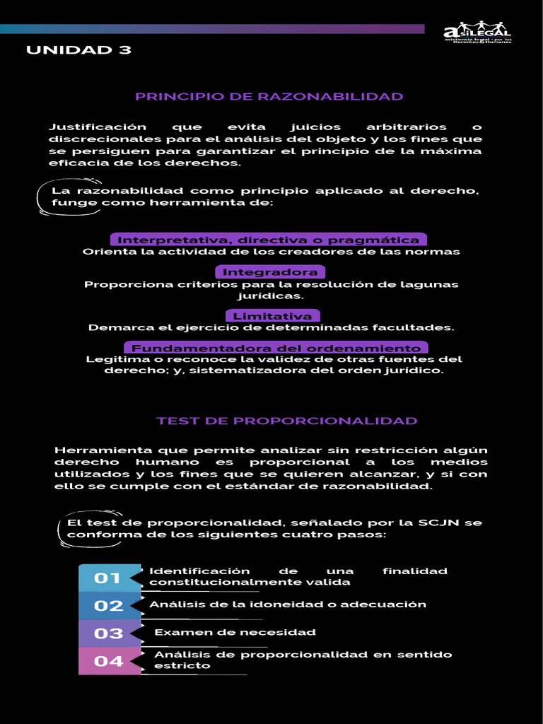 Razonabilidad y Proporcionalidad en Derechos | PDF | Justicia | Crimen ...