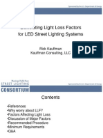 Light Loss Facrtor in LED