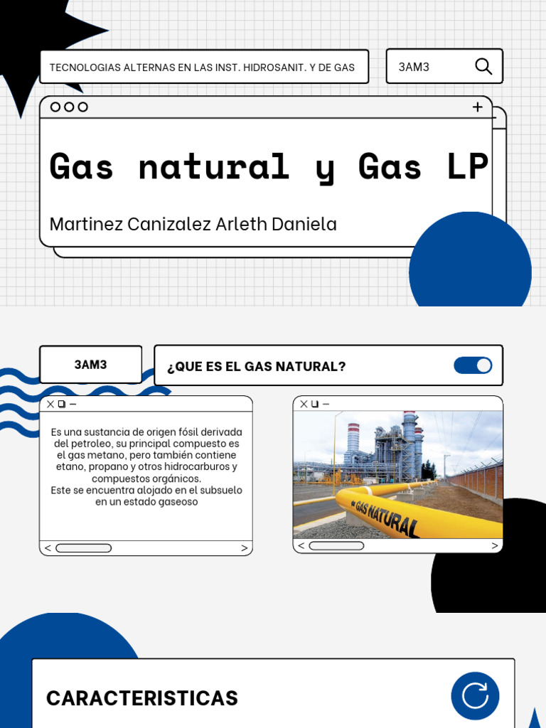 Diferencias entre Gas Natural y LP | PDF | Gas natural | Gas de ...