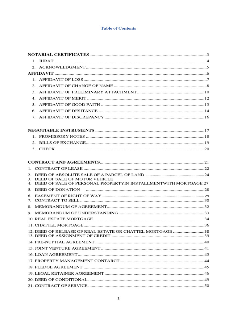 Notarial Certificates and Affidavits Guide | PDF | Affidavit | Mortgage Law