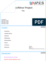 Project Presentation Template