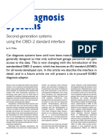 Car Diagnosis Systems: Second-Generation Systems Using The OBD-2 Standard Interface