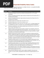 Échelle de performance OMS expliquée | PDF