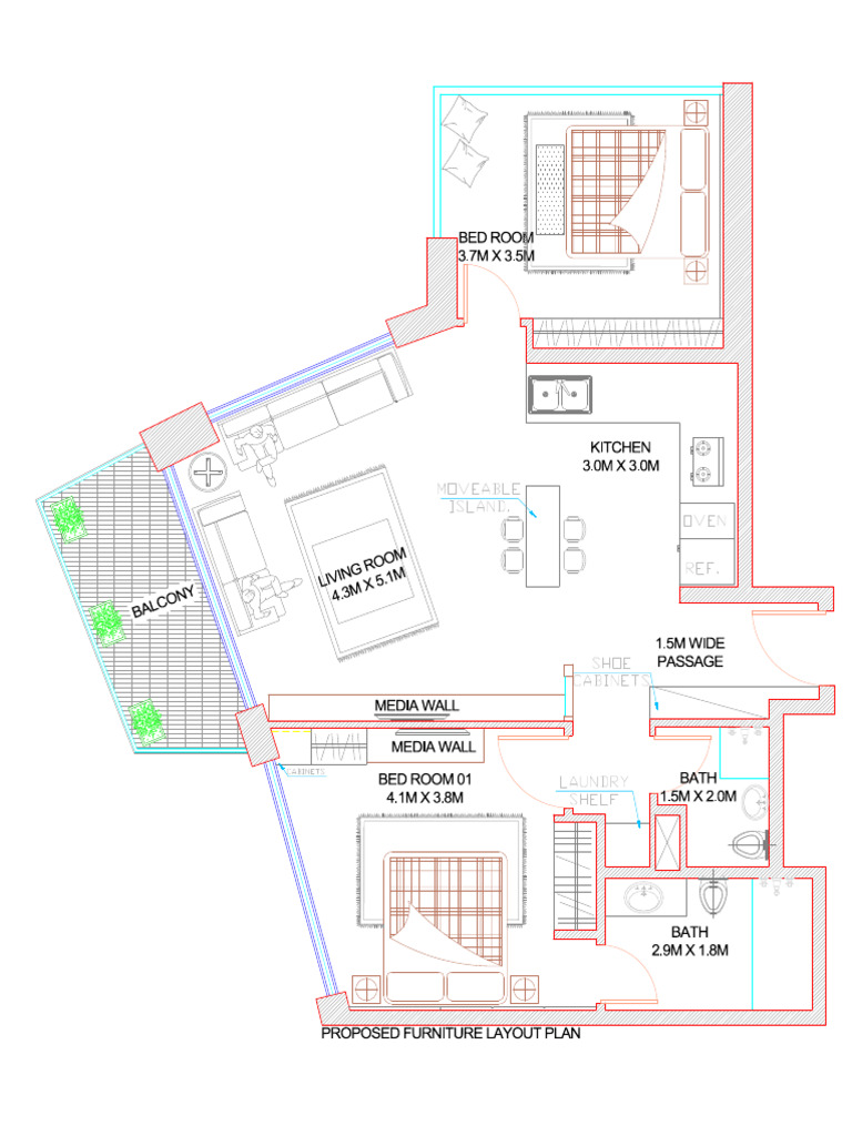 Image showcasing Marina Apartment | PDF