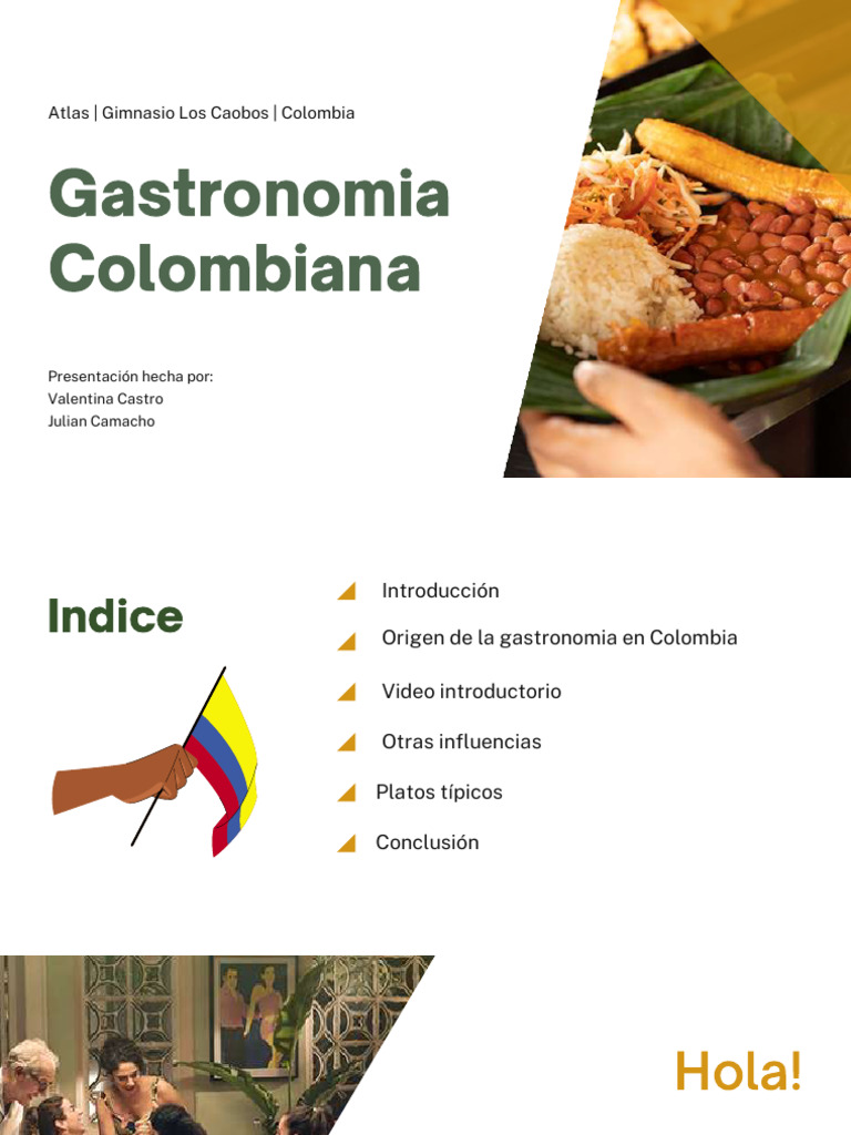 Gastronomia Colombiana | PDF | Colombia | Preparación de comida y bebida