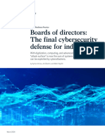 Boards of Directors The Final Cybersecurity Defense For Industrials