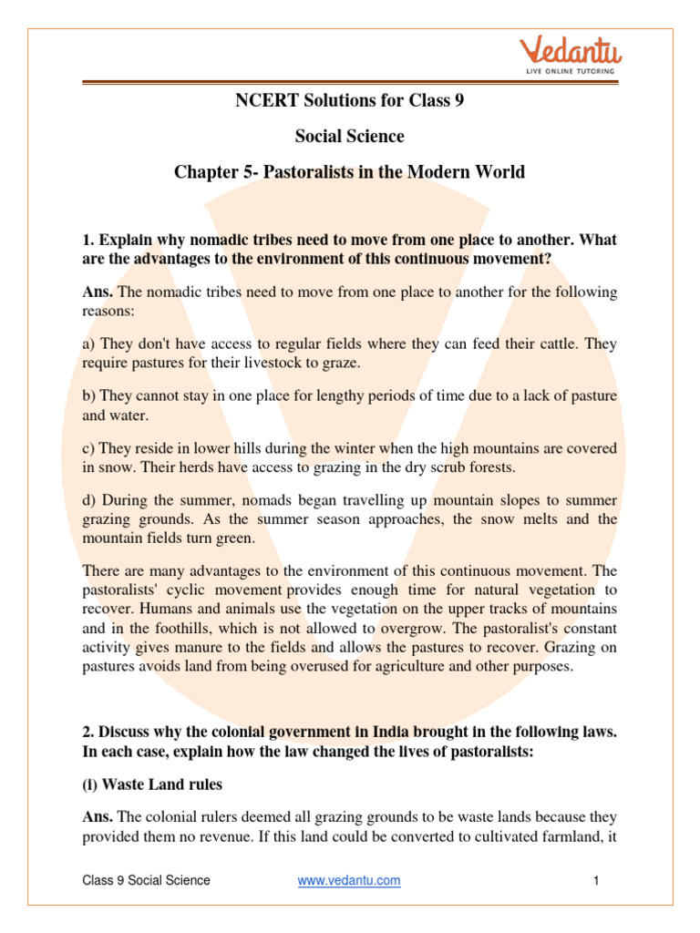 class 12 social unit 5 lesson 9 exercise