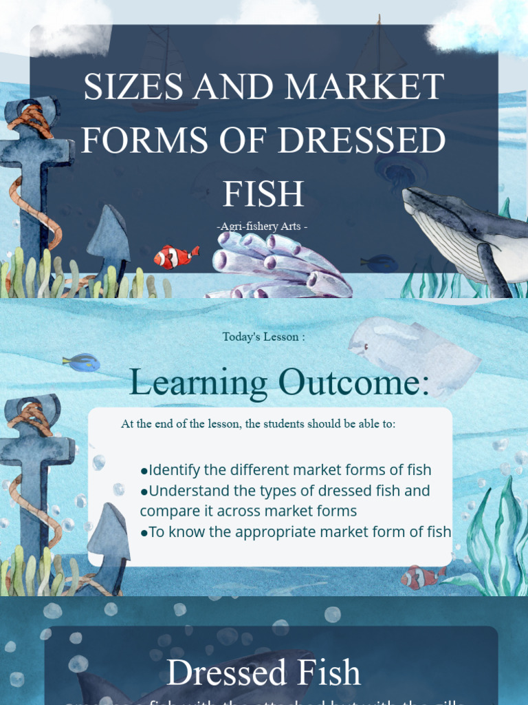 AGRI Sizes and Market Forms of Fish PDF