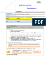 Sesión de Matemática 08 de Junio