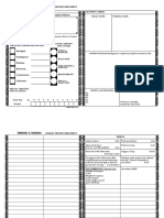 BX Character Sheet Landscape Remade