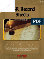 RC5 OSR Record Sheets (Basic, BX)