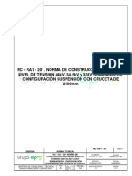 NC Ra1 201 Configuracion Suspension Con Cruceta de 2400 MM