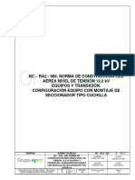 NC Ra2 906 Configuracion Equipo Con Montaje de Seccionador Tipo Cuchilla