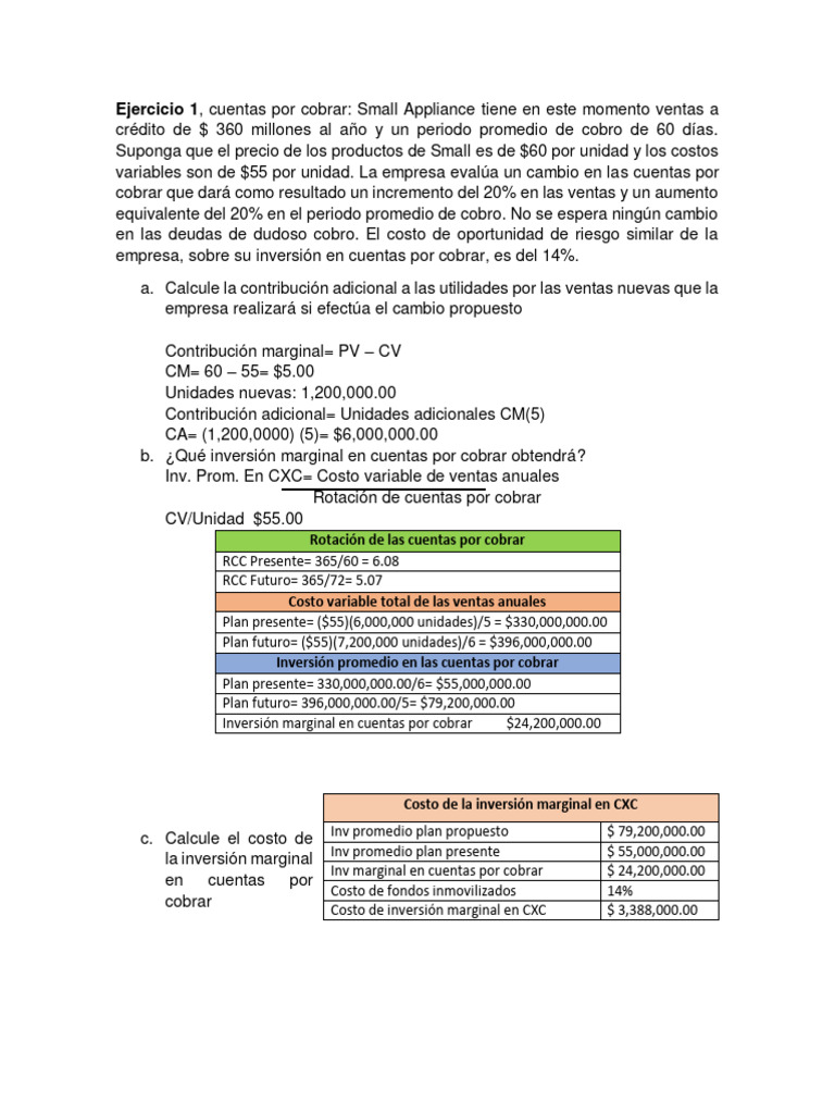 Análisis de Cuentas por Cobrar y Cobranza | PDF | Presupuesto | Jerga ...
