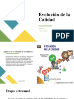 Evolución de la Calidad