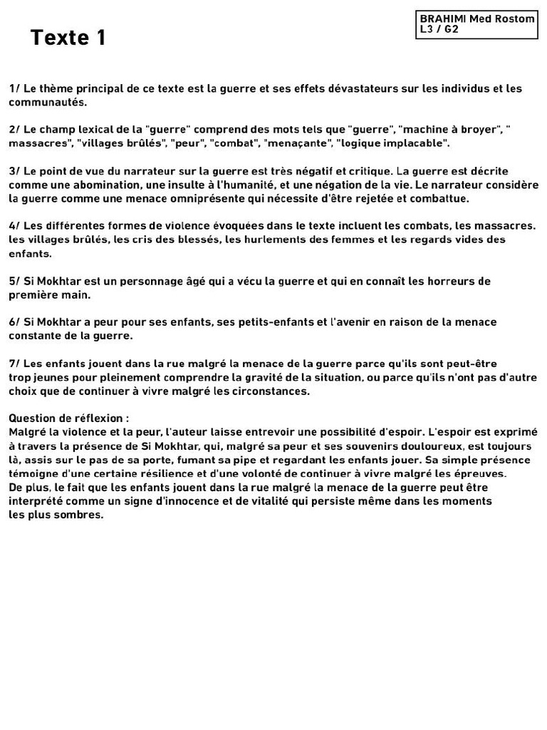 TD Cpe Brahimi Med Rostom | PDF