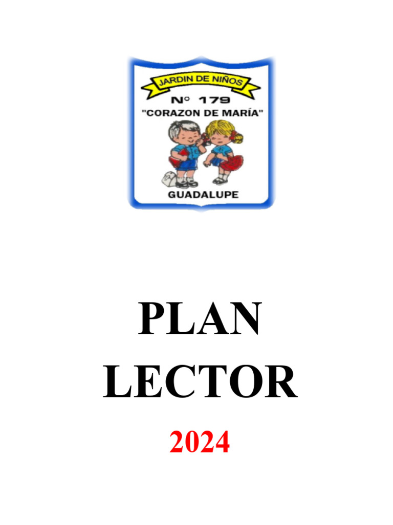 Plan Lector - 2024 | PDF | Enseñando | Comprensión lectora