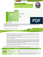 Programación Anual 1º Cyt - 2024