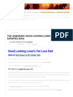 The Legendary Good Looking Loser Fat Loss Diet (Updated 2016) - Get Ripped - Get A Life