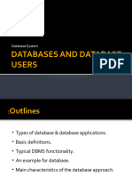 Databases and Database Users