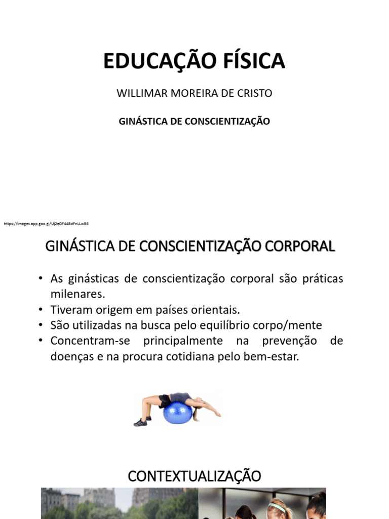 Ginástica de Conscientização Corporal | PDF | Ginástica | Pilates