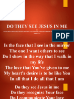 Do They See Jesus in Me
