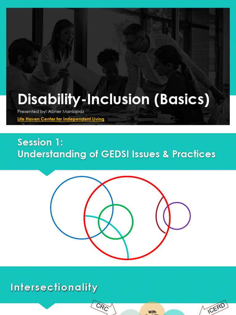 Abner Manlapaz - Disability Inclusion Basics | Download Free PDF ...