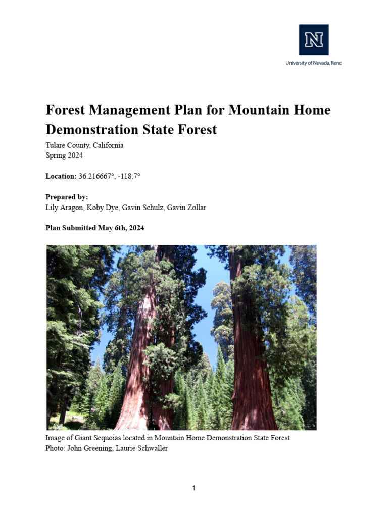 Forest Plan for Ecologists & Managers | PDF | Sequoia Sempervirens ...
