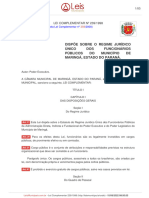 01 Estatuto do Servidor Público Municipal Maringá