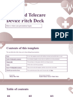 Advanced Telecare Device Pitch Deck by Slidesgo