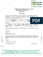 La Caja de Compensación Familiar Del Valle Del Cauca Comfenalco Valle Delagente NIT 890.303.093-5 Certifica Que