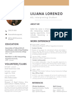 Resume - Liliana Lorenzo