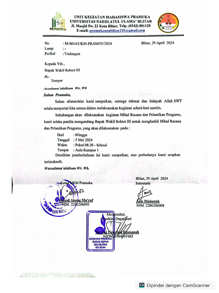 Bapak Wakil Rektor 3 | PDF