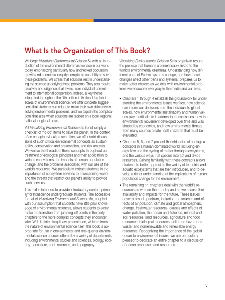 Visualizing Environmental Science 5e | PDF | Ecosystem | Ecology